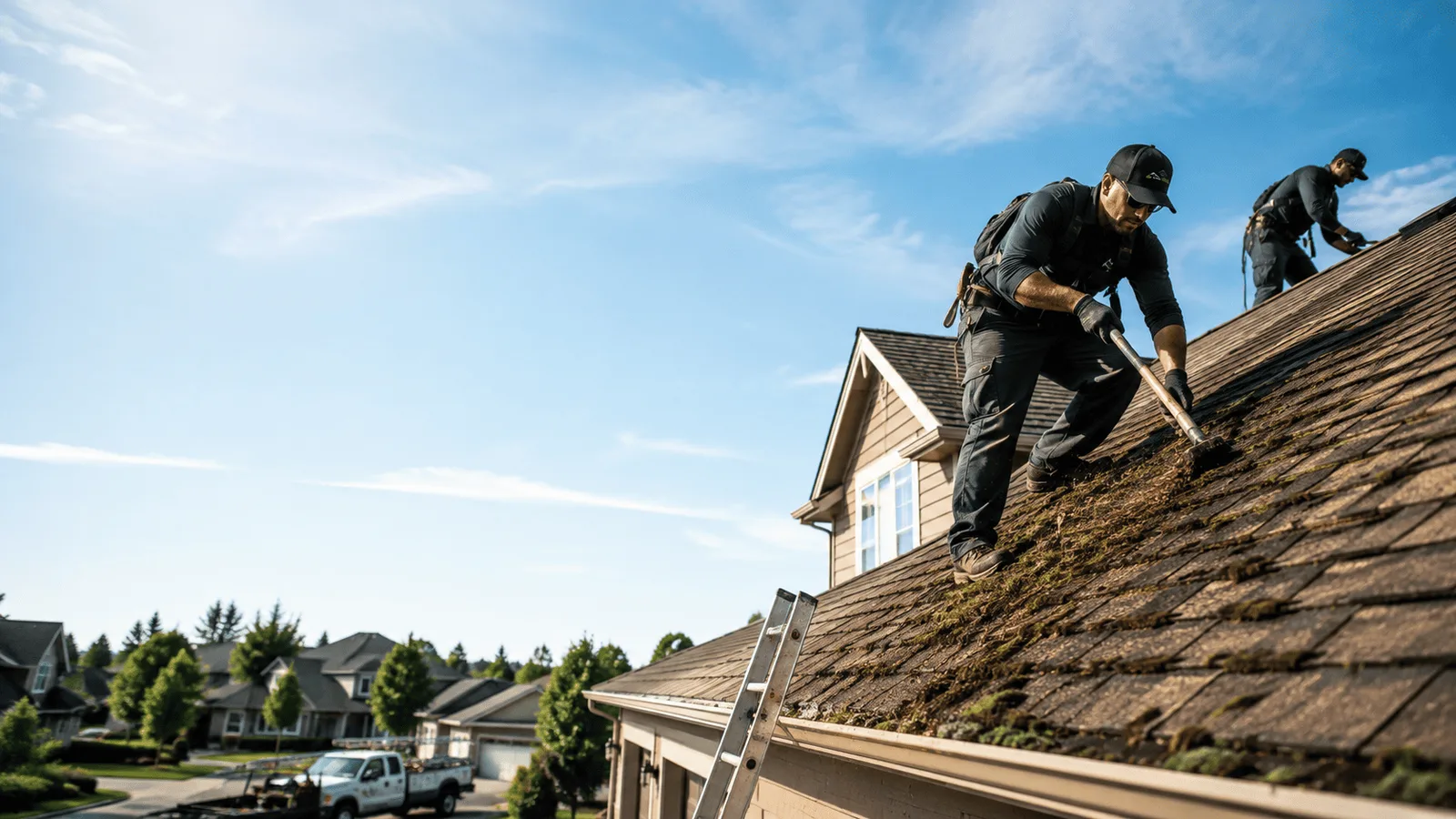 Roof Moss Removal in Saint Benedict, OR near me